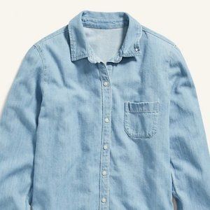 Old Navy Classic Jean/Chambray Shirt